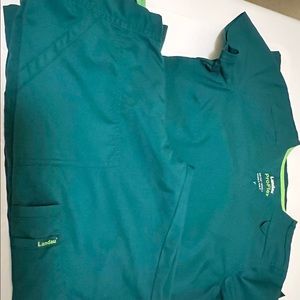 Landau ,Hunter green scrub set